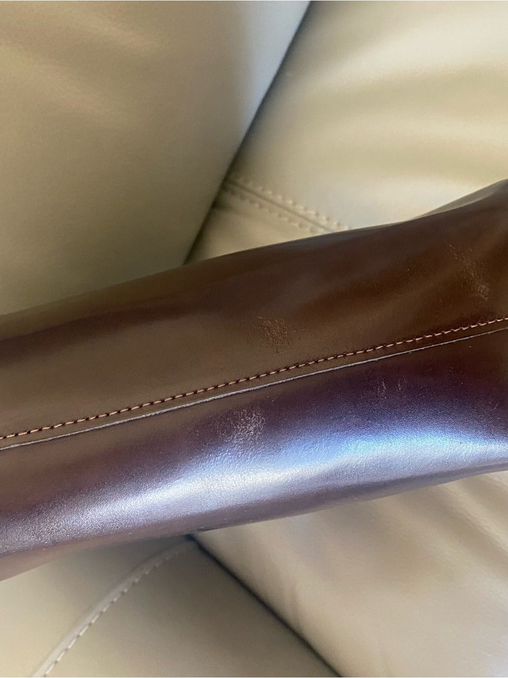 Vintage Longchamp Brown Leather Structured Tote - Picture 5 of 14